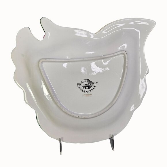 Fitz And Floyd Gypsy Chick Dish Handpainted Ceramic Canape Plate Wall Hanging - Picture 5 of 10